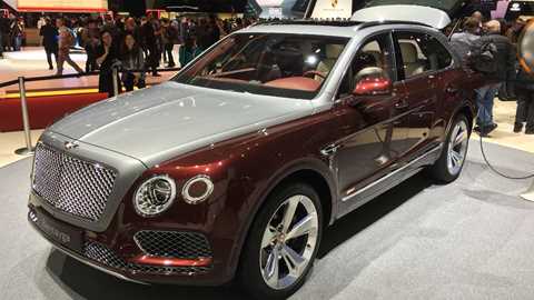 Bentley First Official Pictures Car News Magazine Bentayga Hybrid Geneva