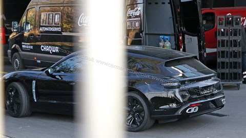 Porsche Mission E Cross Turismo concept side view