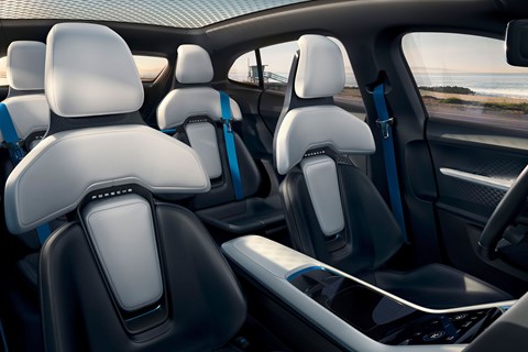 Porsche Mission E Cross Turismo concept seats