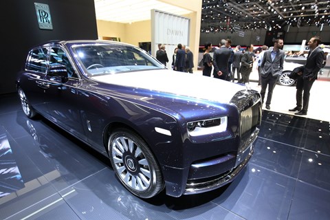 A Moment in Time Rolls-Royce Phantom Extended Wheelbase at the 2018 Geneva motor show