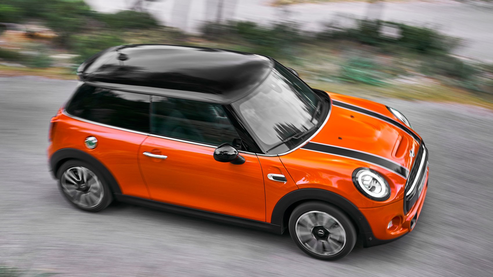 Mini Cooper S overhead