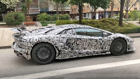 New 2019 Lambo Aventador SuperVeloce Jota spy photos