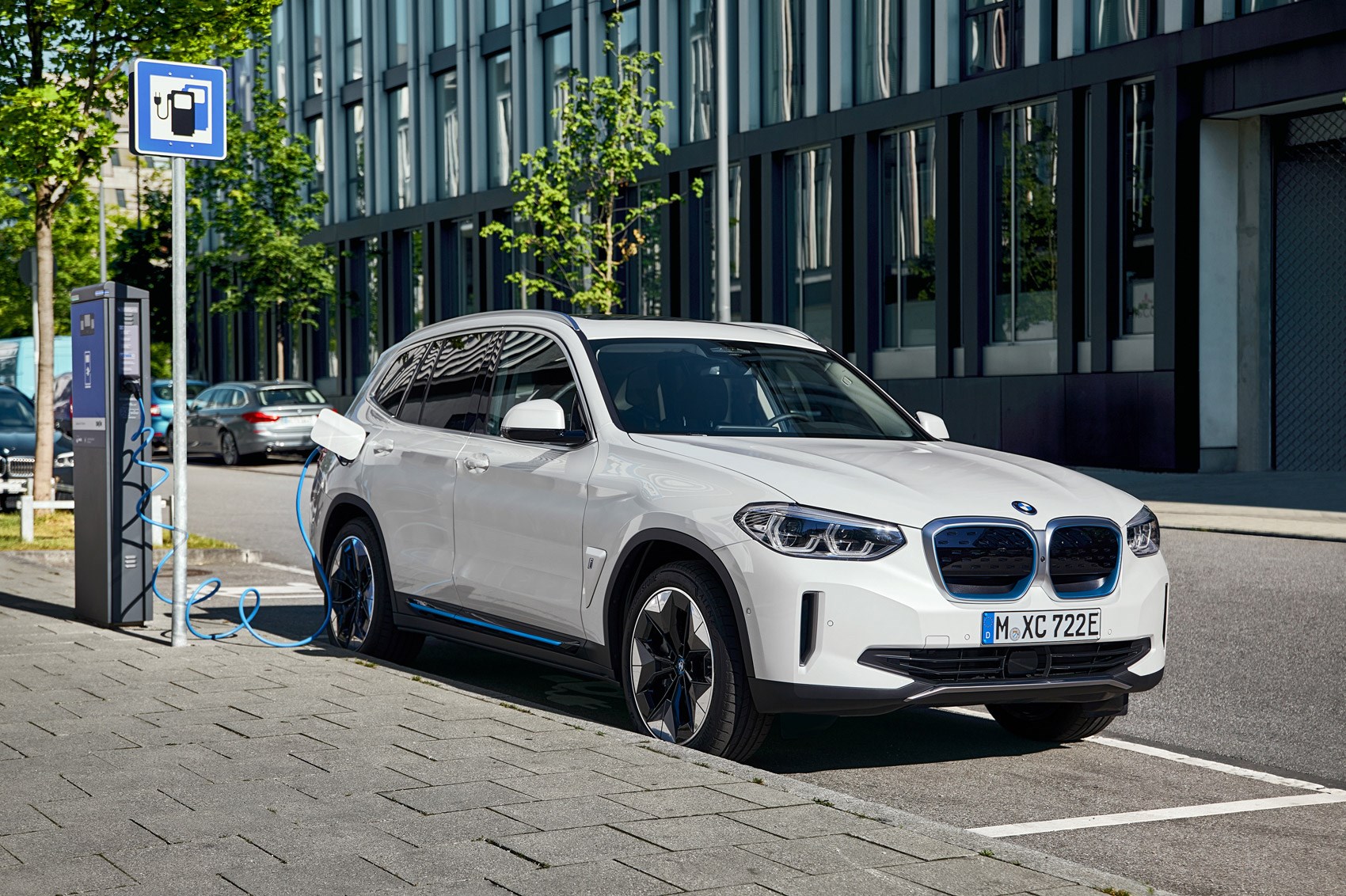 New BMW iX3 electric SUV: Munich 