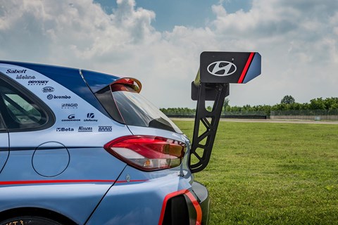 Despite major aero and racing mods, the Hyundai i30 TCR goes easy on amateur drivers