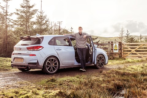 James Taylor and the CAR magazine Hyundai i30 N