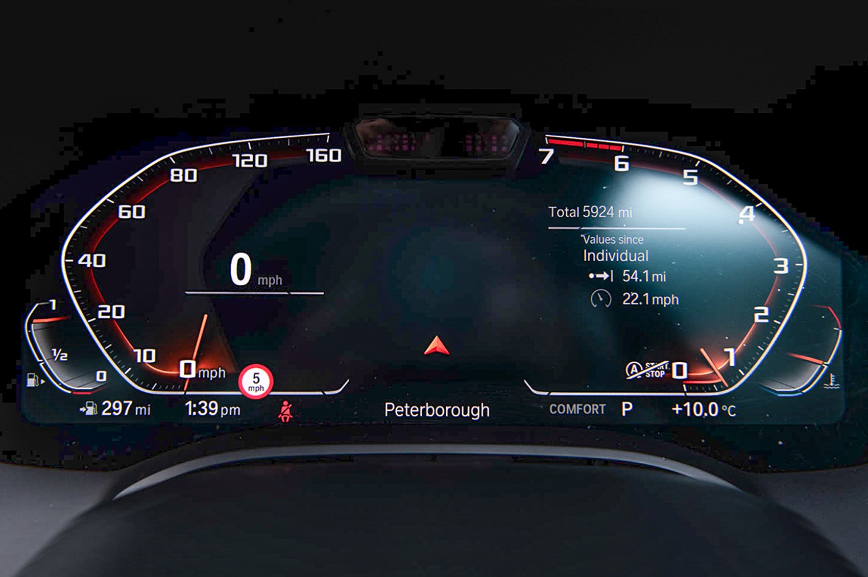 BMW M850i instruments