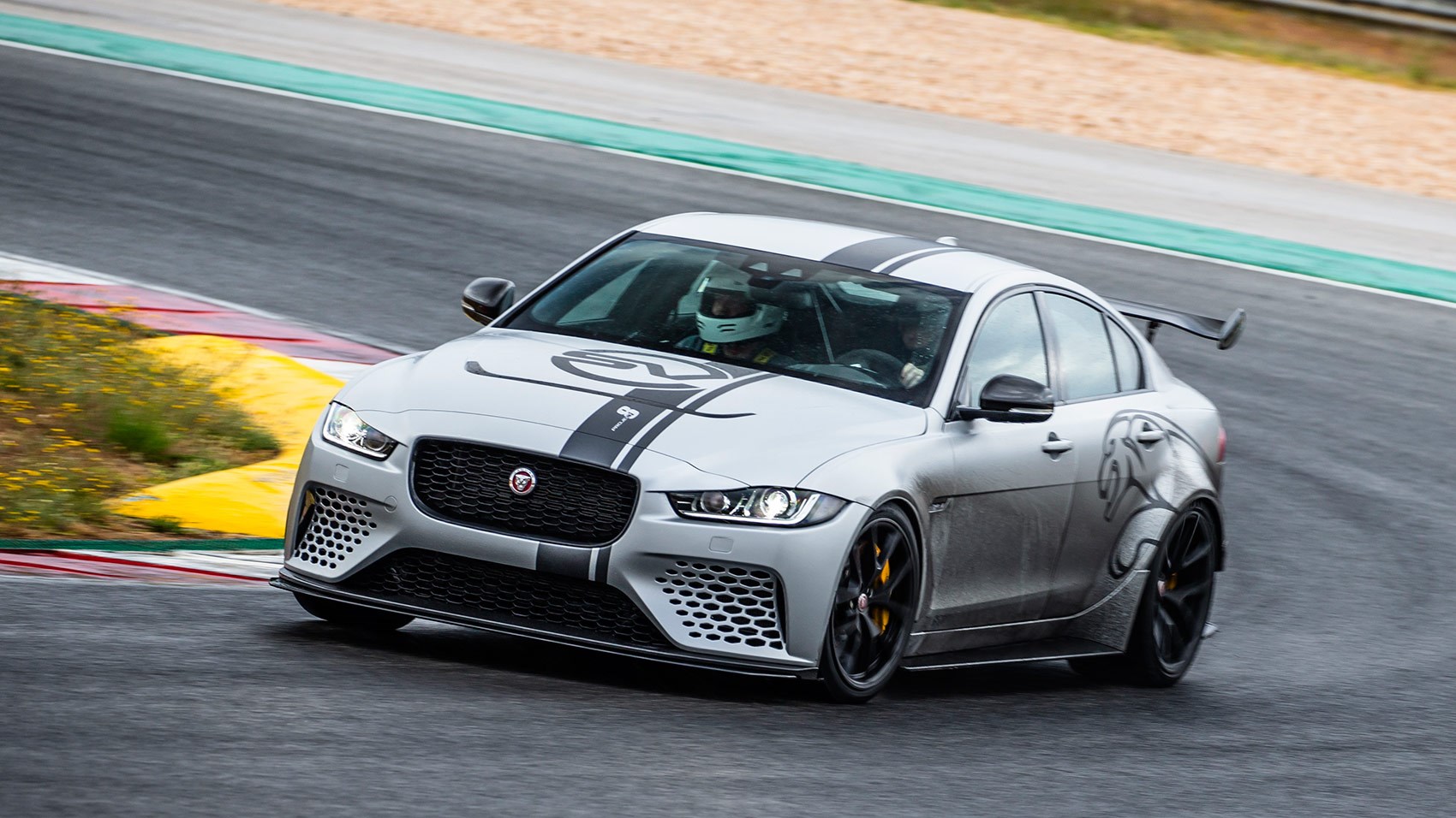 Project 8 track corner
