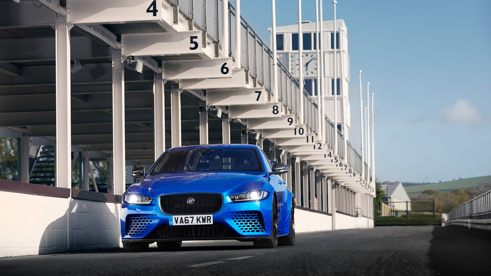 Jaguar XE Project 8 front quarter