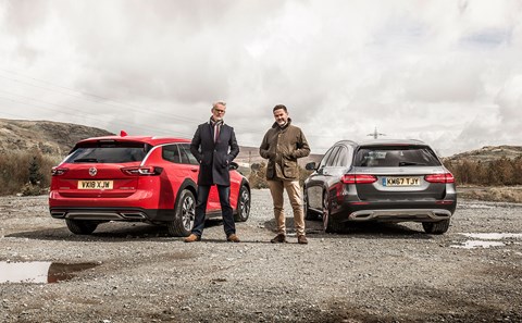 Mercedes E-Class All-Terrain meets Vauxhall Insignia Country Tourer