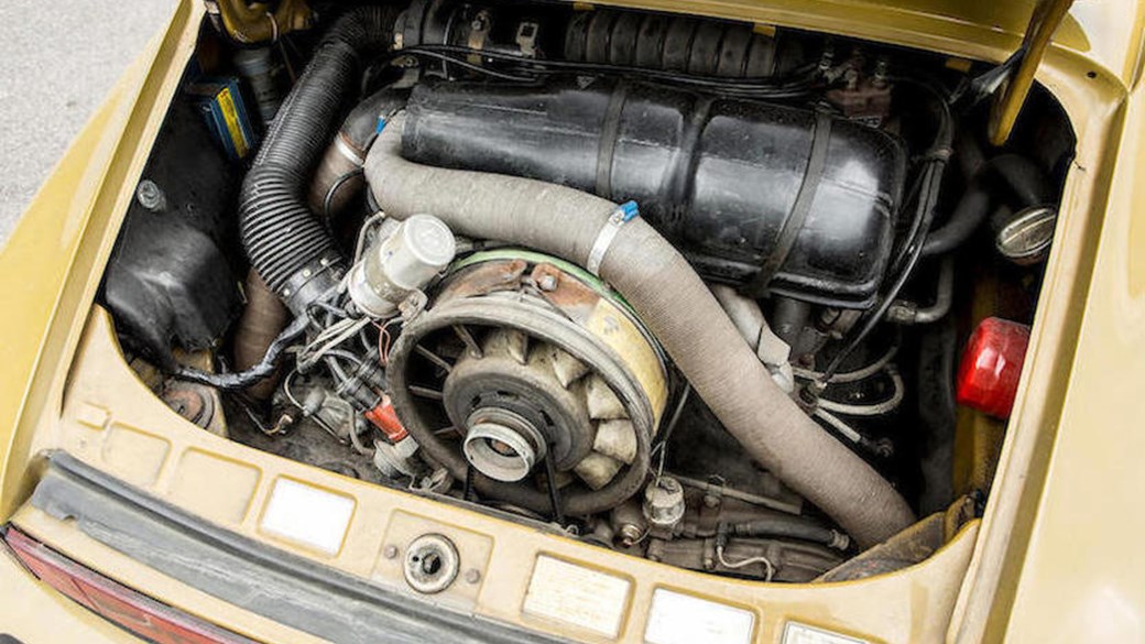 The Porsche 911 S from The Bridge has been restored earlier, date unknown