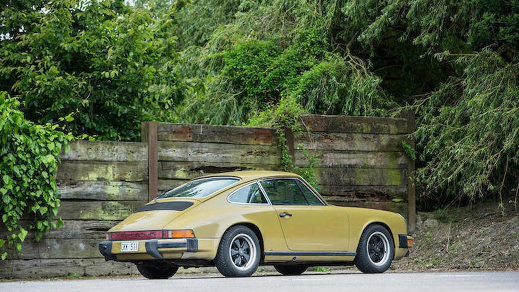 The Bridge's Porsche 911 is finished in Jager Grun olive green