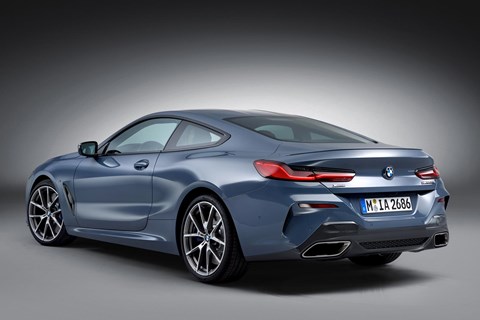 BMW 8-series rear quarter
