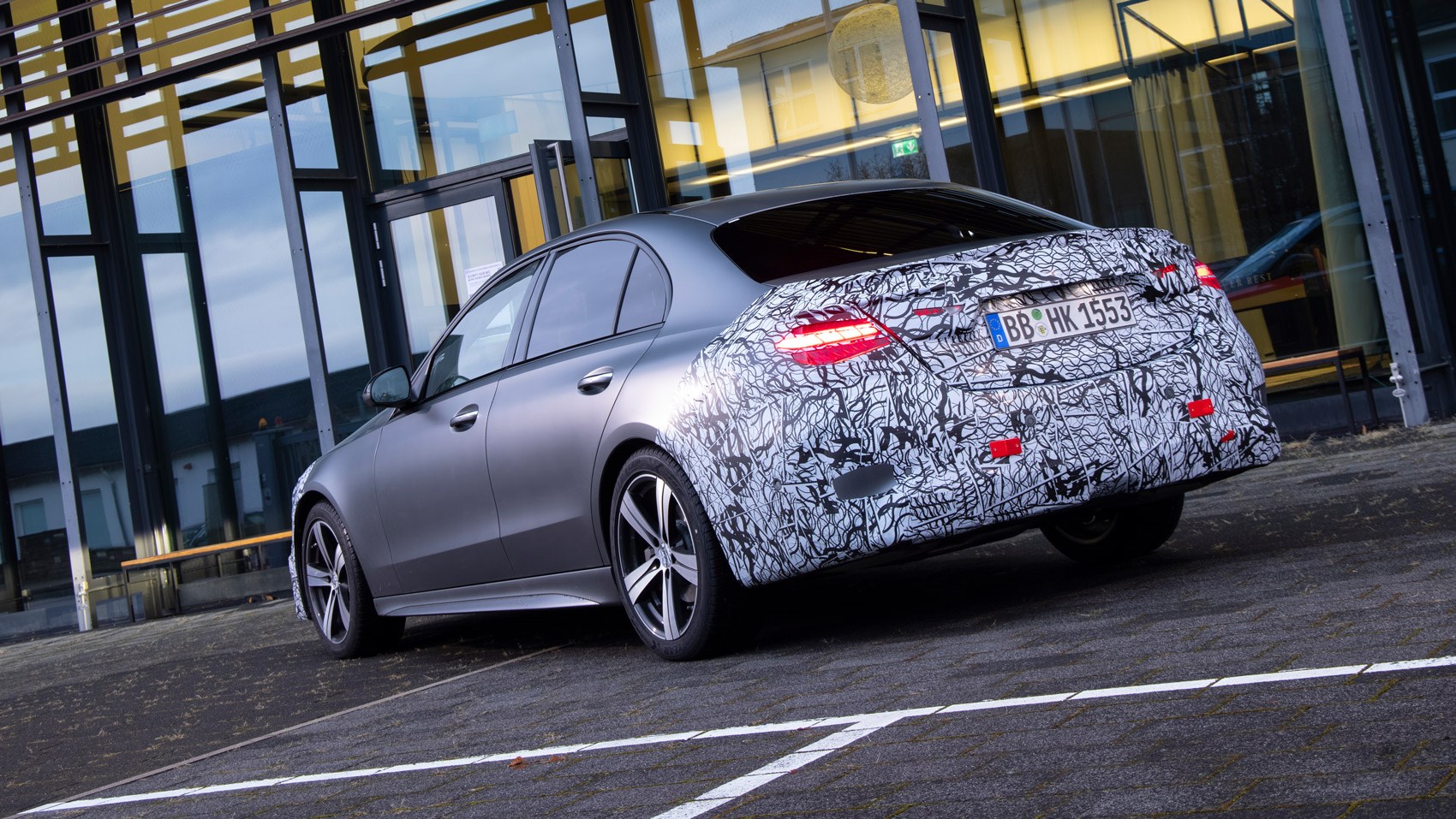 c-class prototype rear static