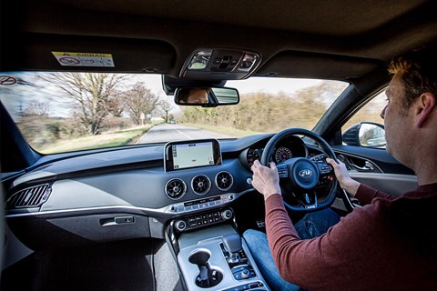 Kia Stinger Ben Barry interior