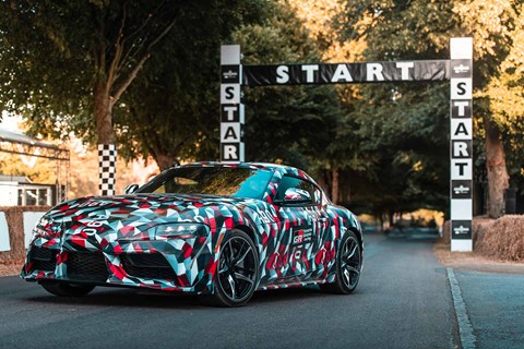 Toyota Supra prototype at the 2018 Goodwood Festival of Speed