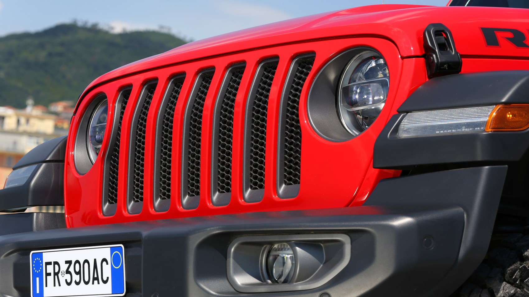 Wrangler front grille