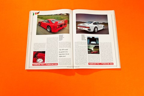 Ferrari F40 v Porsche 959