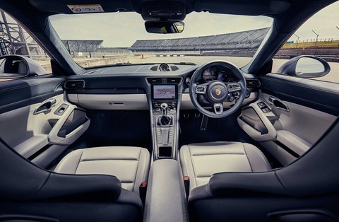  Interior and cabin of the Porsche 911 GTS 