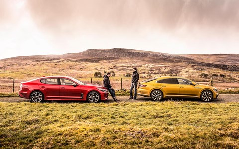 VW Arteon meets Kia Stinger