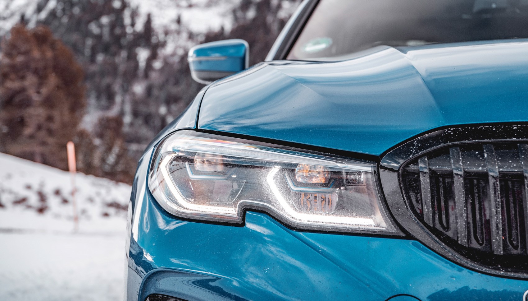 BMW 330i headlight