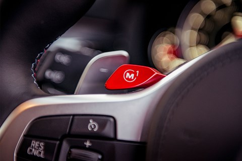BMW M5 M button