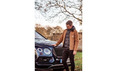 CAR magazine editor Ben Miller and his Bentley Bentayga V8