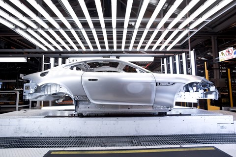 Jaguar F-type aluminium intensive architecture