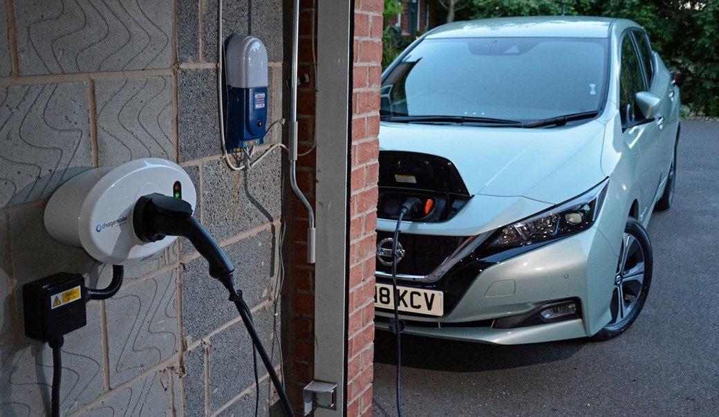 Nissan Leaf charging