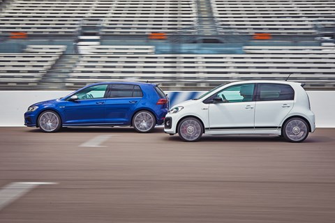Best hot hatch 2019 VW side pan