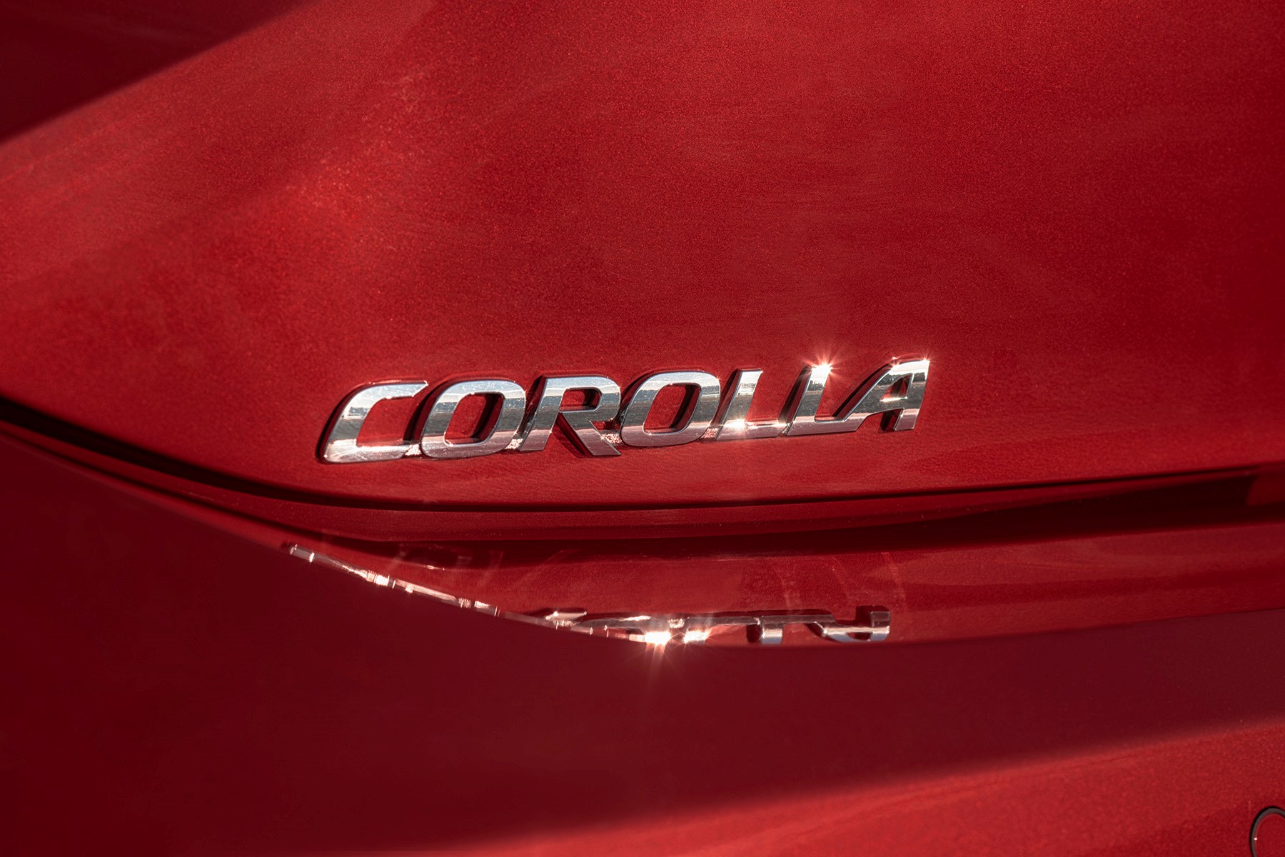 Toyota Corolla Hybrid, rear badge 2019 Toyota Corolla Hybrid, rear badge 2019
