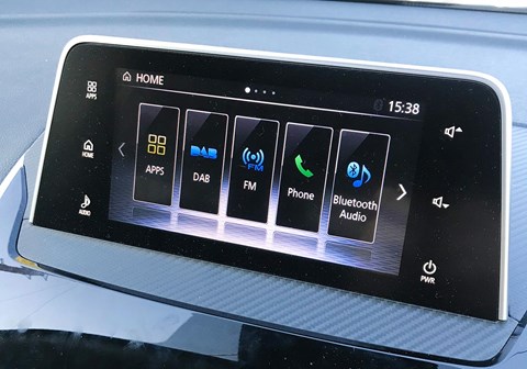 Mitsubishi Eclipse Cross infotainment
