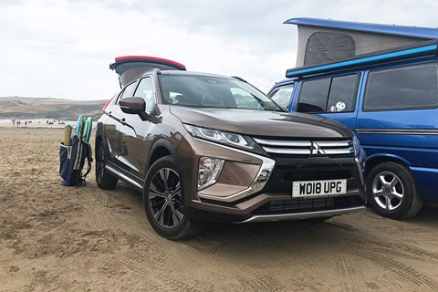 Mitsubishi Eclipse Cross on holiday 