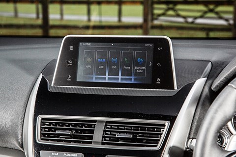 Sat-nav not available on the Eclipse Cross, even as an option. It's smartphones all the way folks