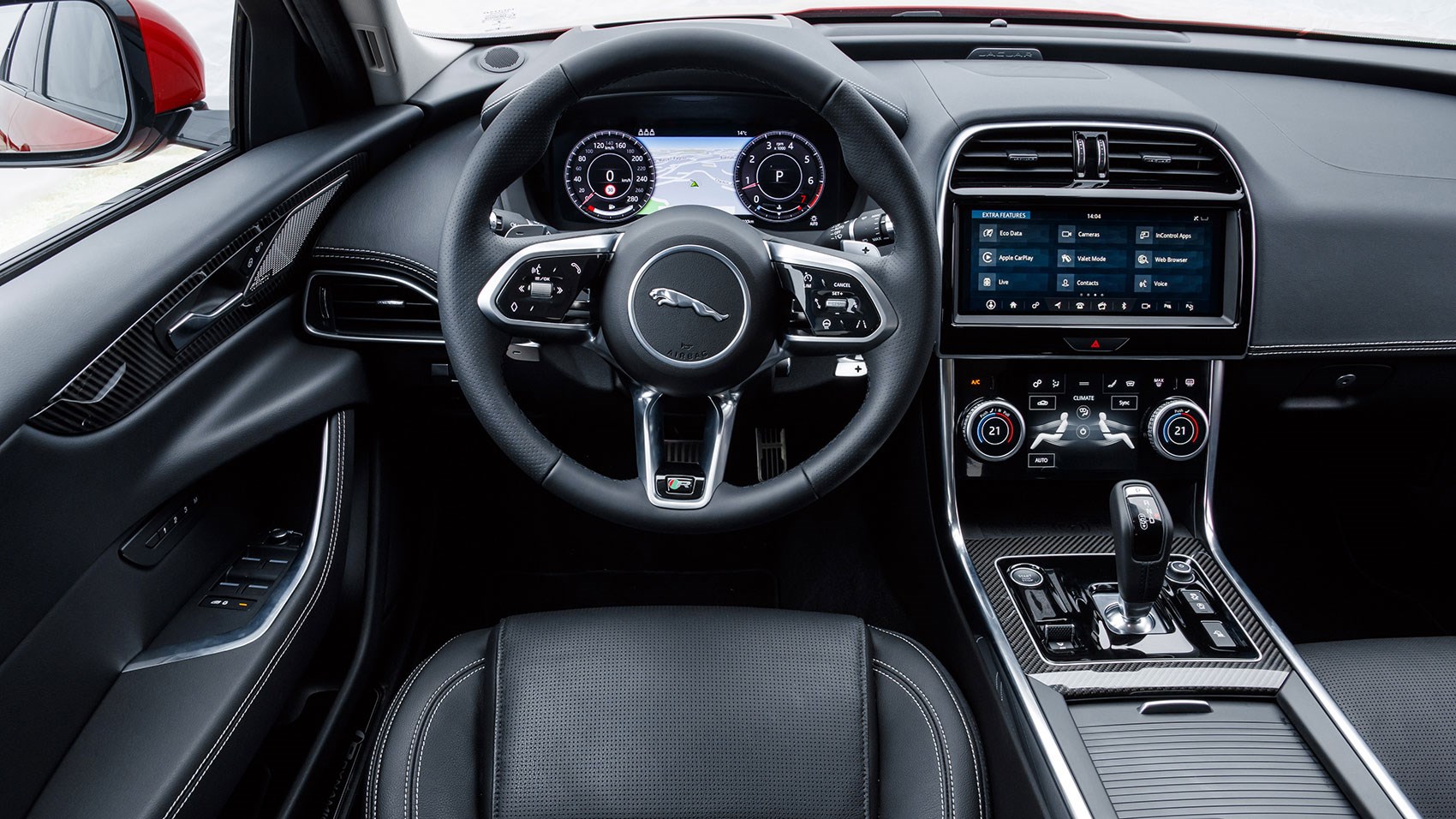 Jaguar XE saloon interior 2020 model year Jaguar XE saloon interior 2020 model year