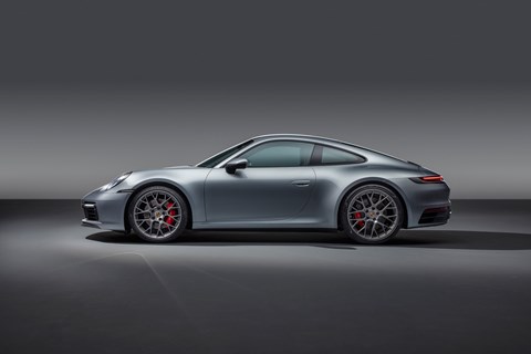 The new 2019 Porsche 911 Carrera S, the 992 generation in LA