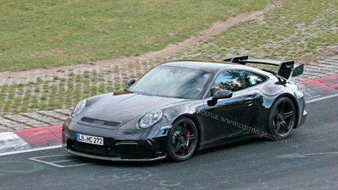 Porsche 992 GT3 spy photo