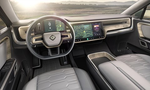 Rivian R1S interior