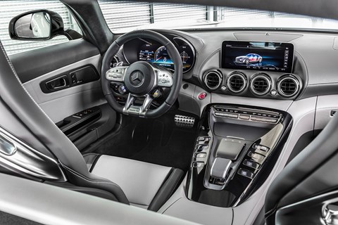 The facelifted Mercedes-AMG GT