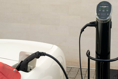 Aston Martin Heritage EV plug