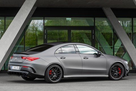 CLA45 rear quarter