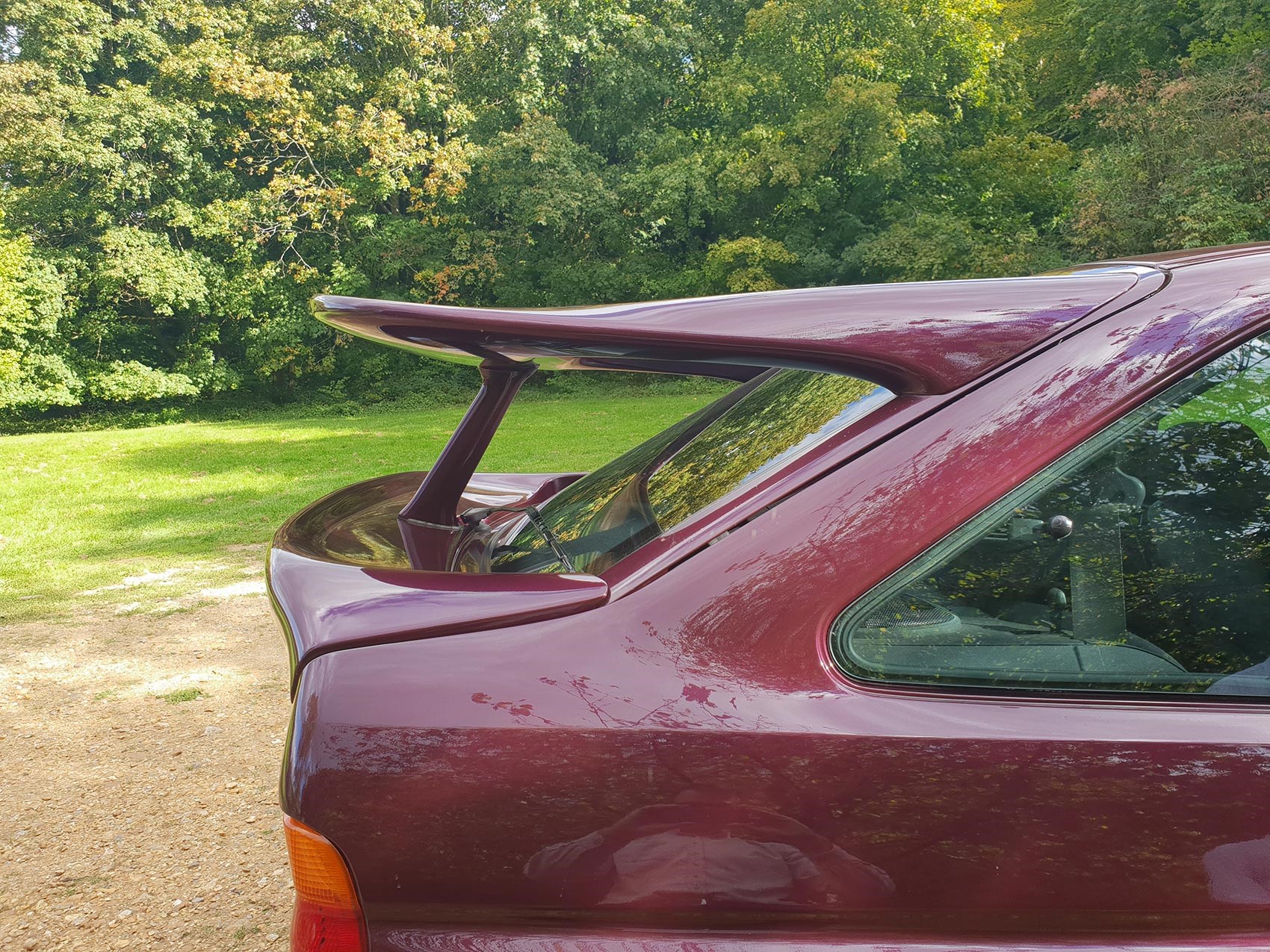 Ford Escort Cosworth Monte Carlo rear spoiler whale tail Ford Escort Cosworth Monte Carlo rear spoiler whale tail