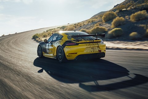 Cayman GT4 Clubsport rear cornering