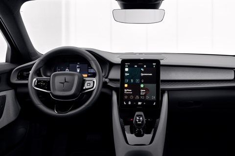 polestar 2 interior 2021