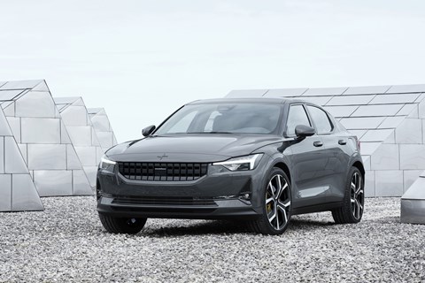 polestar 2 grey static