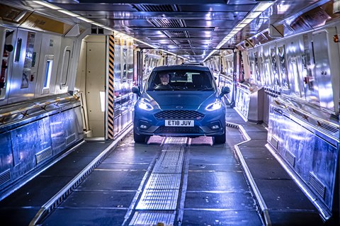 Fiesta ST eurotunnel