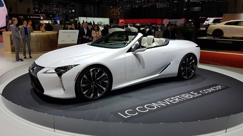 Lexus LC Convertible at Geneva 2019