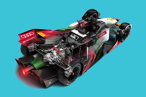 Formula E 2019 car illustration