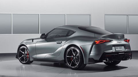 Toyota Supra grey front end