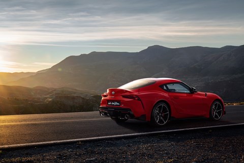 Toyota Supra rear quarter location