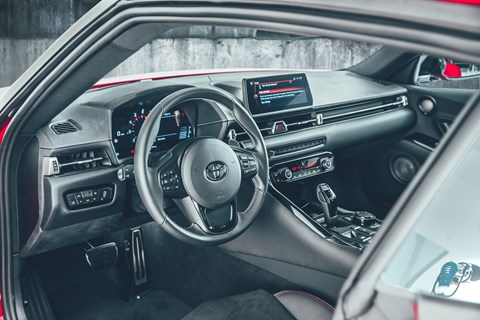 Toyota Supra interior